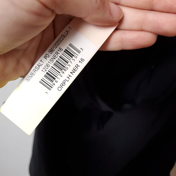 NWT SUMMERSALT Black One Piece Swimsuit The O Ring Reef - Picture 10 of 12